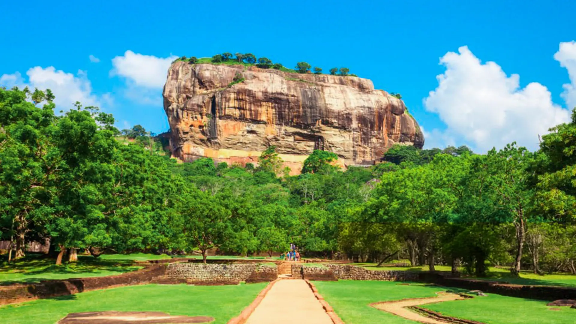 Sigiriya landscape in Sri Lanka